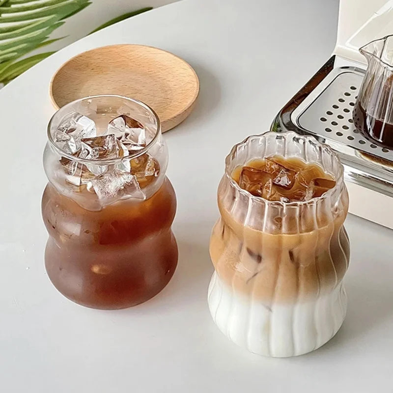 Variety of Heat-Resistant Glass Mugs for Home Beverages