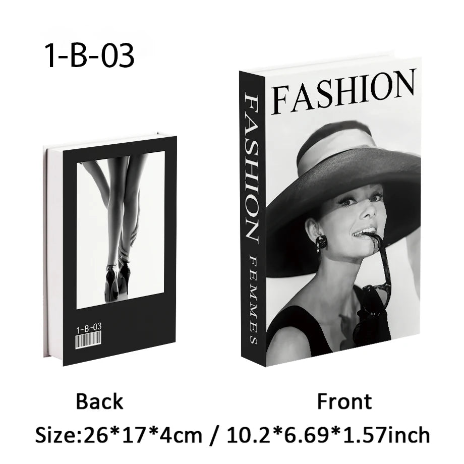 Chic Coffee Table Accents: Stylish Faux Books for Fashion & Fragrance Enthusiasts