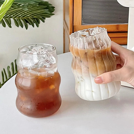 Variety of Heat-Resistant Glass Mugs for Home Beverages